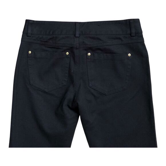 INC Womens Petite Size 2P Black Rayon Blend Knit Skinny Ankle Pants 26.5" Inseam - Picture 3 of 4